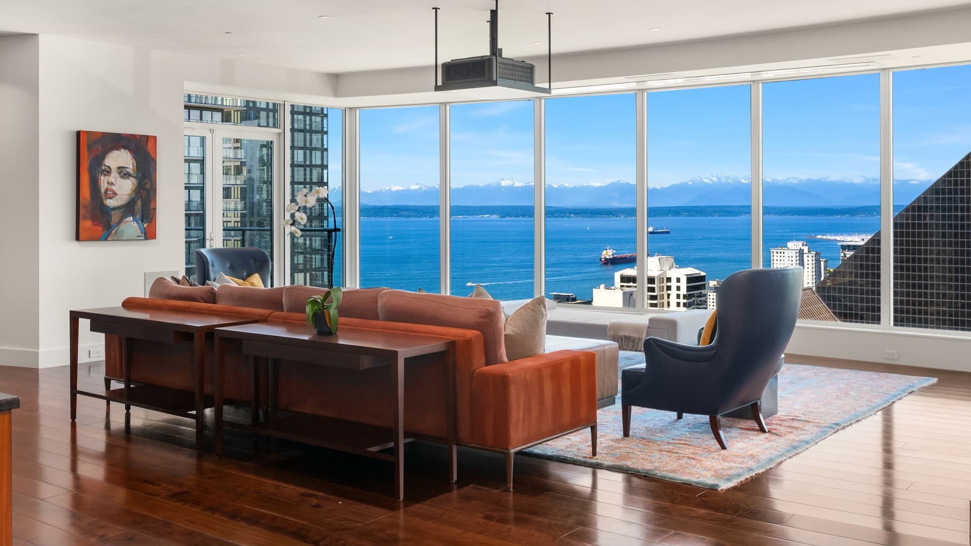 Ultra-modern luxury penthouse with panoramic city views